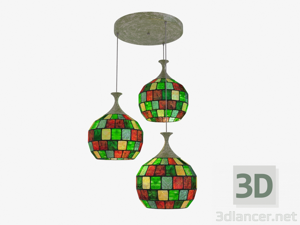 3D Modell Leuchte (Kronleuchter) Velute (2094 3) - Vorschau