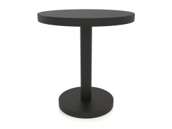 डाइनिंग टेबल डीटी 012 (डी = 700x750, लकड़ी का काला)