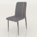 Modelo 3d Cadeira Rene (cinza-preto) - preview