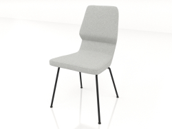 Chair on metal legs D16 mm