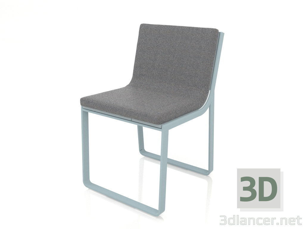 3d модель Обідній стілець (Blue grey) – превью