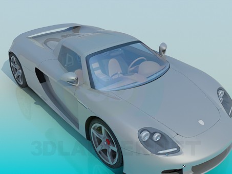 3 डी मॉडल Porsche Carrera - पूर्वावलोकन