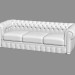3 डी मॉडल चमड़ा सोफा (SL 1004) - पूर्वावलोकन