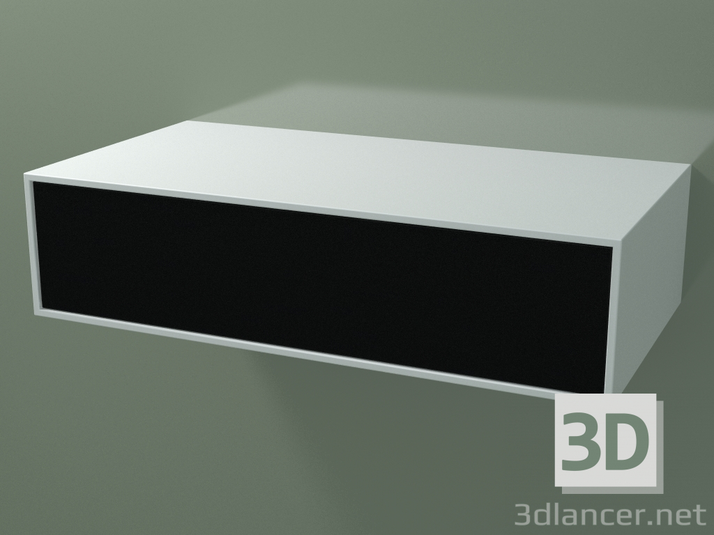 modèle 3D Boîte (8AUDAB01, Glacier White C01, HPL P06, L 96, P 50, H 24 cm) - preview