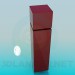 3d model Narrow bookcase - preview