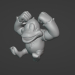 3D Satranç Paketi Kiddy Kong DKC3 Rareware modeli satın - render