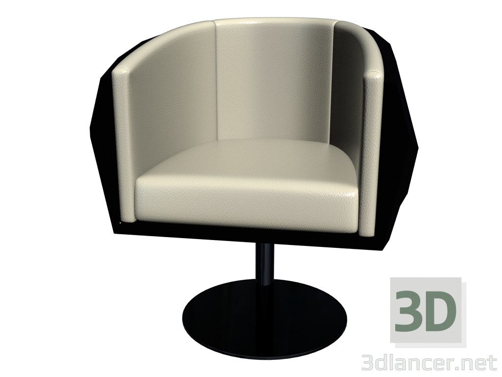 3 डी मॉडल कुर्सी क्रिस्टल - पूर्वावलोकन