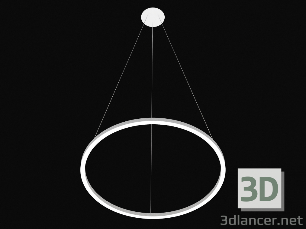 modello 3D sospensione LED (DL18554_01WW D800) - anteprima