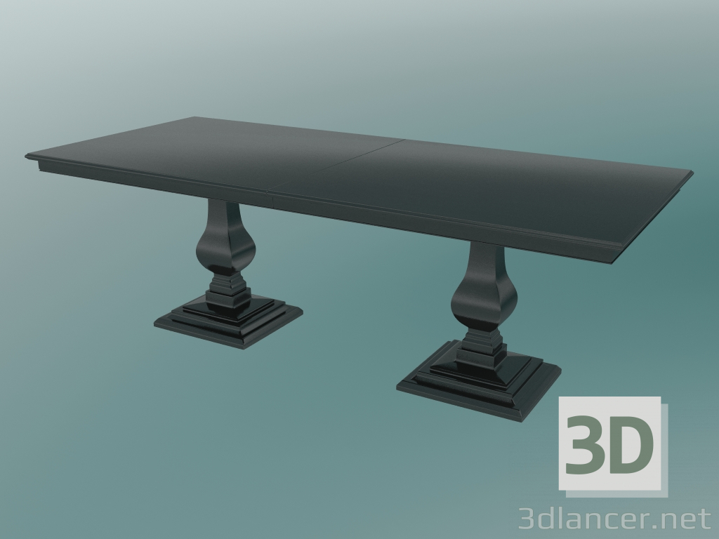 modèle 3D Table à manger rectangulaire pliante - preview