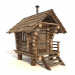 3D Çocuk oyun alanı için küçük ev modeli satın - render