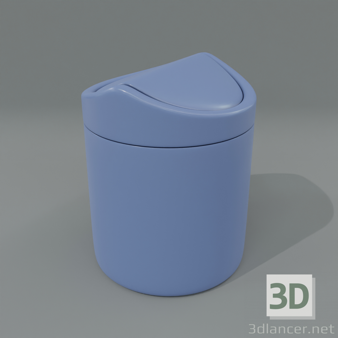 3d Dustbin model buy - render