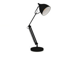 Table lamp for reading (Matt Black)