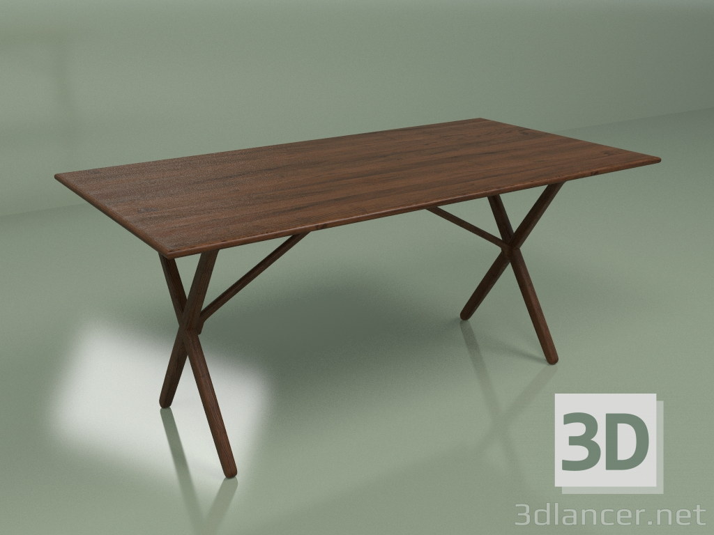 3d model Dining table Cross 166x86 - preview