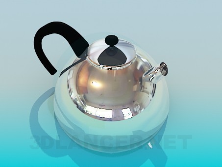 3d модель Чайник – превью