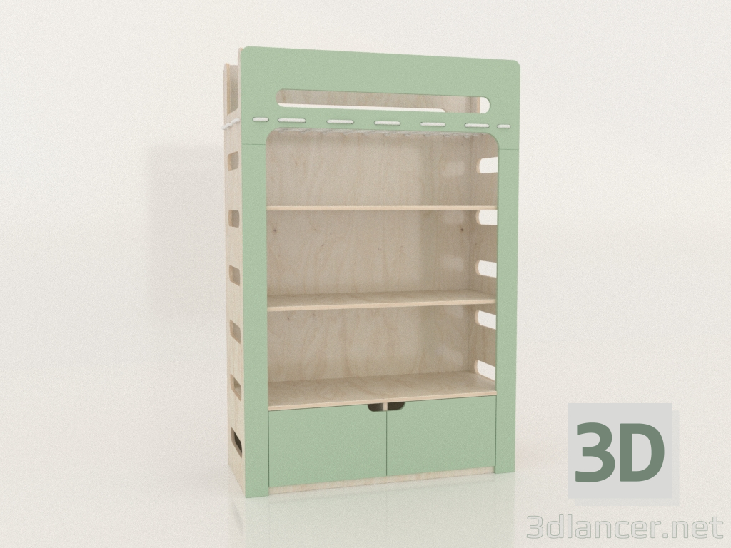 3 डी मॉडल बुककेस मूव डी (केएमएमडीएए) - पूर्वावलोकन