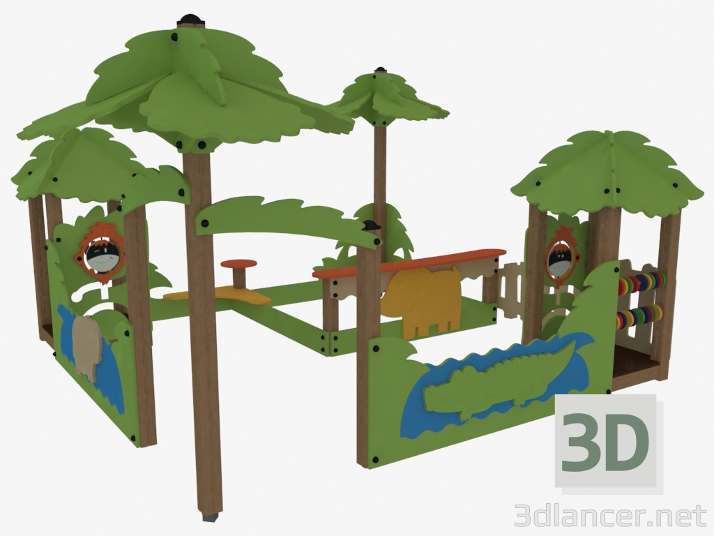 3d модель Детский игровой комплекс (Т5310) – превью