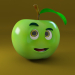 3 डी सेब मॉडल खरीद - रेंडर