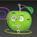 manzana 3D modelo Compro - render