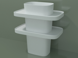 Floor-mounted washbasin Totem (03FO47101)