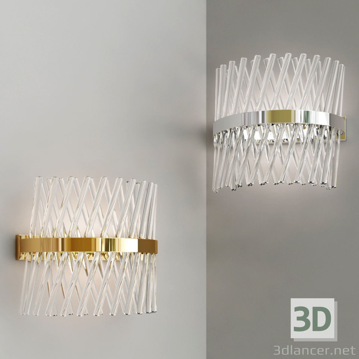 Lámpara de pared ADELARD MW-Light 3D modelo Compro - render