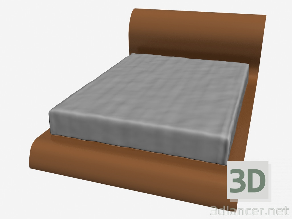 3D Modell Doppelbett-Foglia - Vorschau