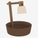 modèle 3D Lampe de table avec une capacité pour les petits objets Lampe de fruit - preview