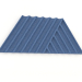 3d model 3D wall panel WEAVE (blue) - preview