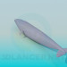 modello 3D Balena Blu - anteprima