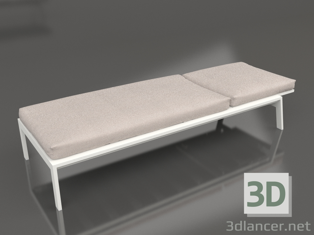 3d model Chaise longue (gris ágata) - vista previa