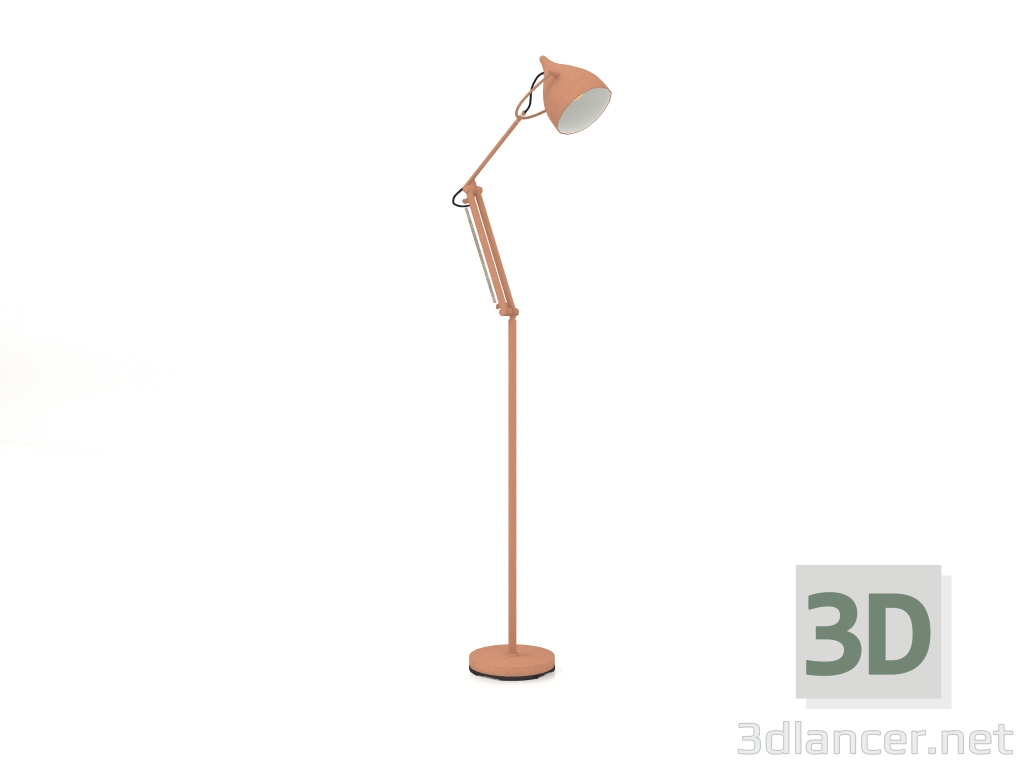 3D modeli Okuma lambası (Bakır) - önizleme