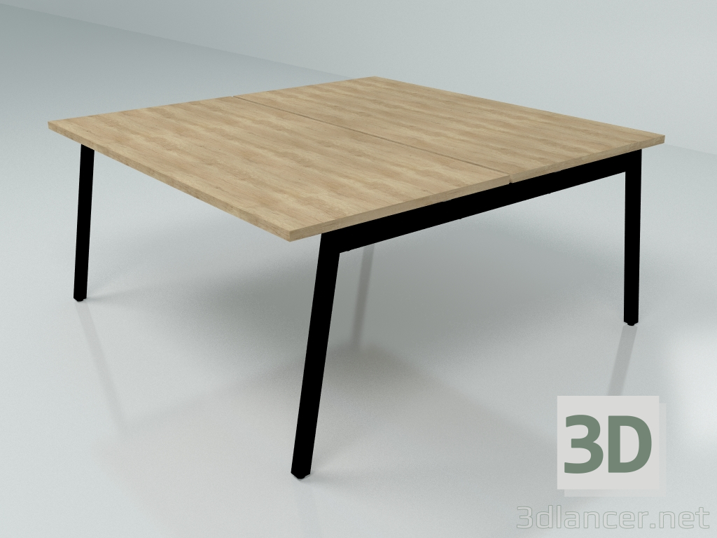 3D modeli Çalışma masası Ogi M Bench Slide BOM34 (1600x1610) - önizleme