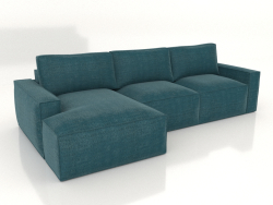 LEONARDO sofa-bed with ottoman