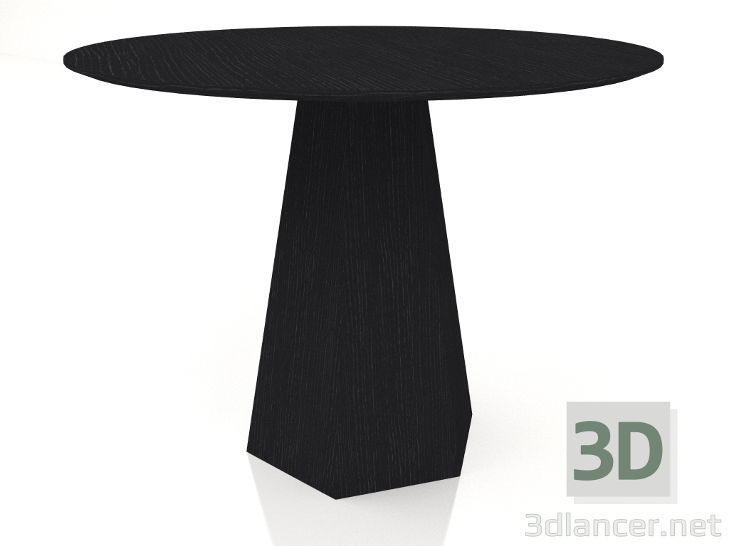 3d model Mesa de comedor Pilar (Negro) - vista previa