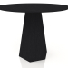 3d model Dining table Pilar (Black) - preview