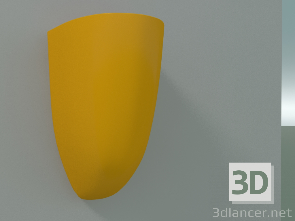 3D modeli Duvar potu Kikibio (RAL 1003) - önizleme