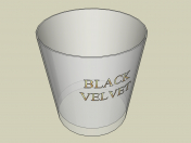 Vaso de whisky Black Velvet