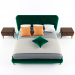 3 डी आरिया बिस्तर मॉडल खरीद - रेंडर