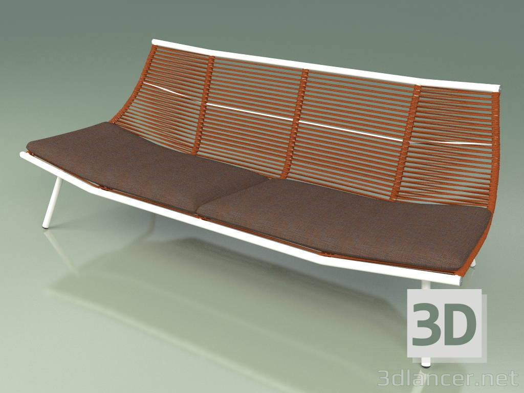 3D Modell Sofa 005 (Metallmilch) - Vorschau