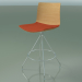 modèle 3D Tabouret de bar 0306 (avec coussin d'assise, chêne naturel) - preview