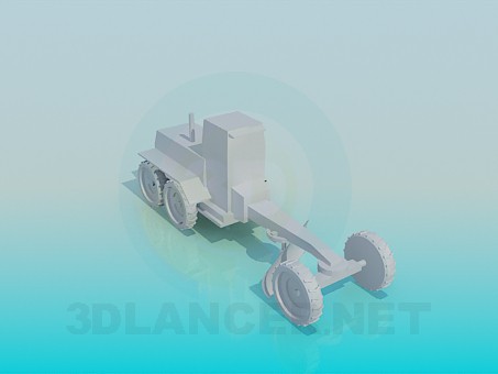 3 डी मॉडल ट्रैक्टर - पूर्वावलोकन