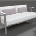 3D modeli 2 kişilik kanepe (Kuvars grisi) - önizleme