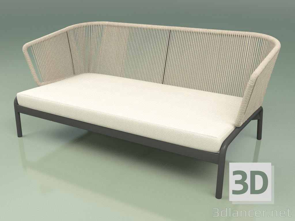 3D Modell Sofa 002 (Kordel 7mm Sand) - Vorschau