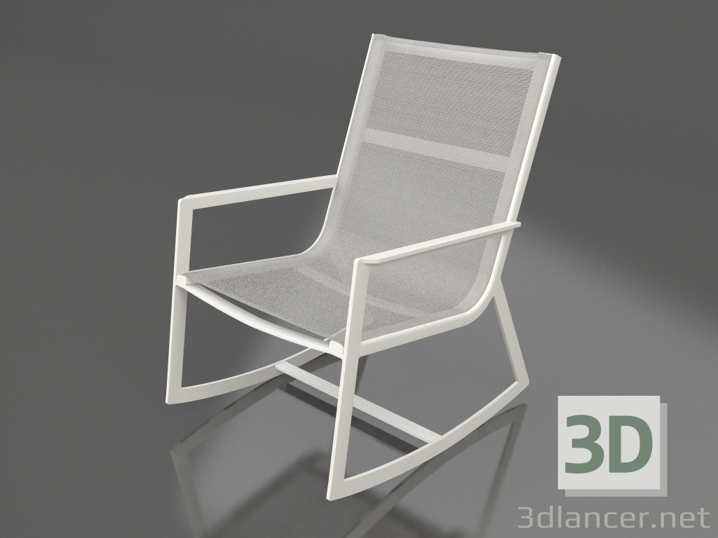 3d model Rocking chair (Agate gray) - preview