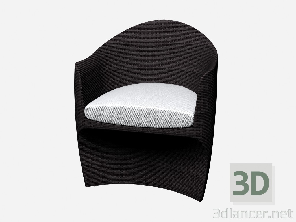 3d model Dining chair Dinning Armchair 46100 46150 - preview
