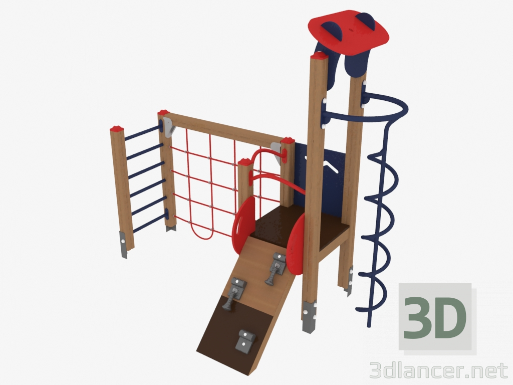 modèle 3D Complexe sportif pour enfants (7816) - preview