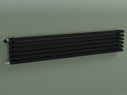 Radiador horizontal RETTA (6 secciones 1500 mm 60x30, negro mate)