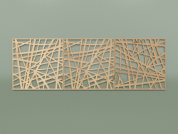 Panel de madera Paja