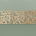 modello 3D Pannello in legno Paglia - anteprima