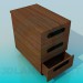 3d model Cabinet with drawers - preview
