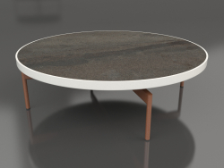 Round coffee table Ø120 (Agate gray, DEKTON Radium)